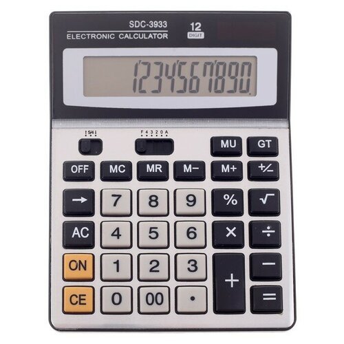 Калькулятор настольный 12-разрядный SDC-3933 135934