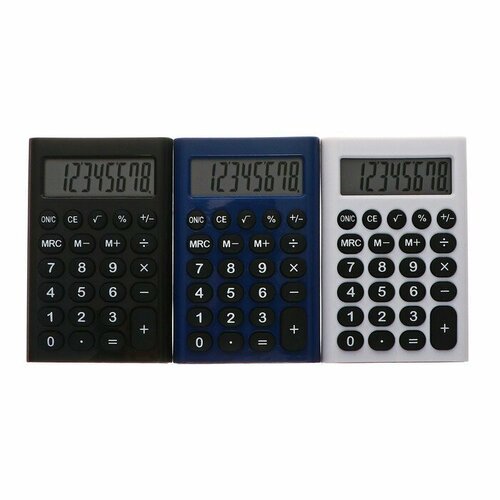 Калькулятор настольный 08-разрядный микс 9670052