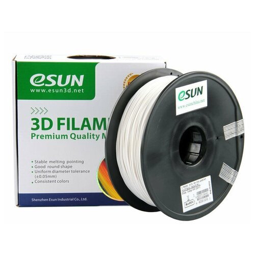 Катушка пластика elastic ESUN 1.75 мм (1 кг) натуральная