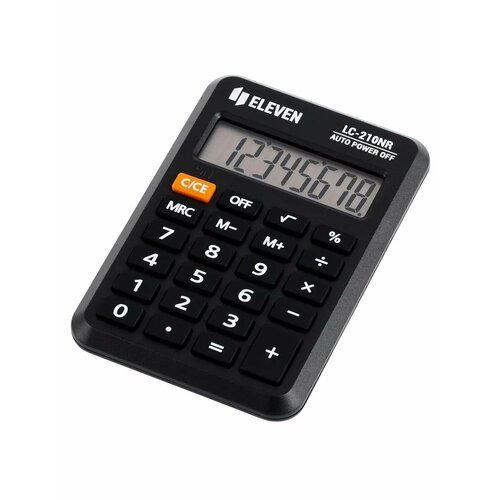 Калькулятор карманный LC-210NR, 8 разрядов, 64*98*12мм.