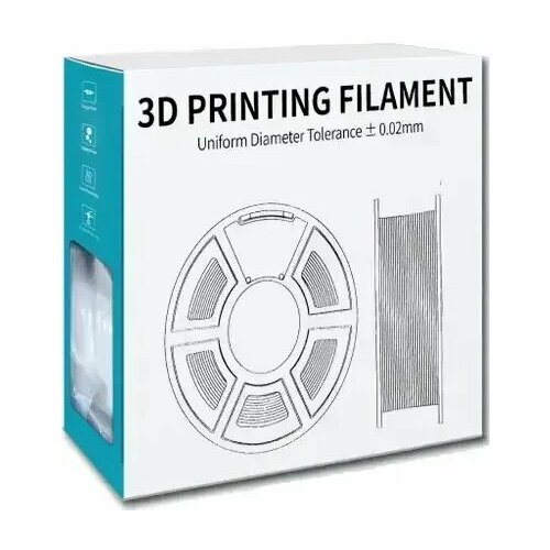 Пластик для 3D принтера NV Print (NV-3D-PLA-P-WHITE)