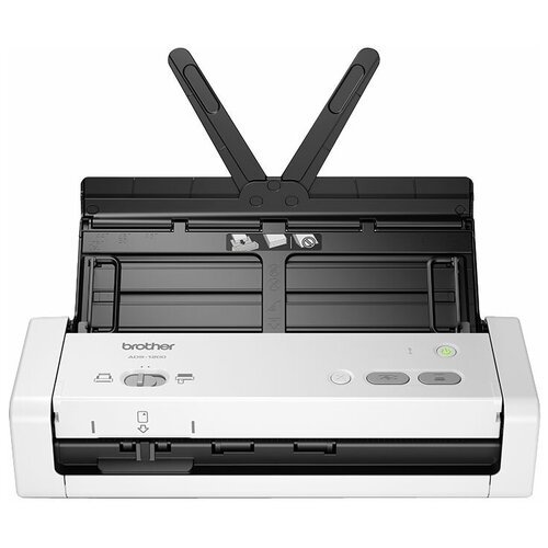Сканер Brother ADS-1200 белый/черный