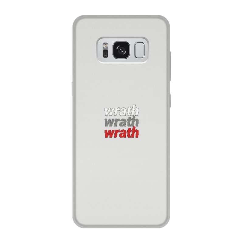 Printio Чехол для Samsung Galaxy S8, объёмная печать Wrath