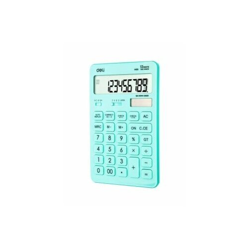 Калькулятор Deli Touch EM01531 голубой 12-разр. RU