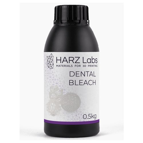 Фотополимер HARZ LABS Dental Bleach для 3D принтеров LCD/DLP 0.5 л бесцветный
