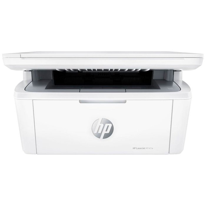 МФУ HP LaserJet M141a (7MD73A), лазерный, черно-белая, А4, 600х600, USB 2.0, белый