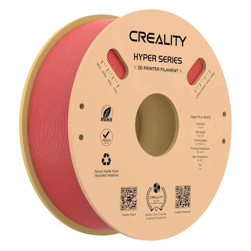 Катушка Hyper PLA-пластика Creality 1.75 мм 1кг, красная