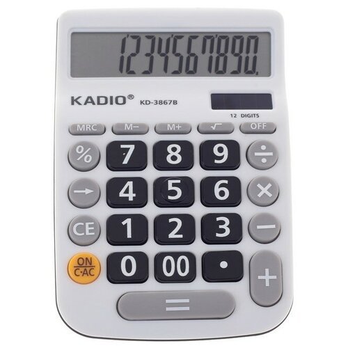Калькулятор настольный 12-разрядный 3867B двойное питание 2694273