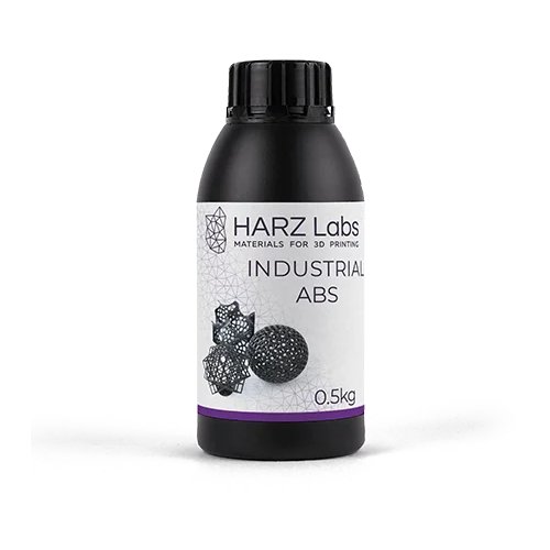 Фитополимер HARZ Labs Industrial ABS, 0.5 кг, 0.5 л, черный