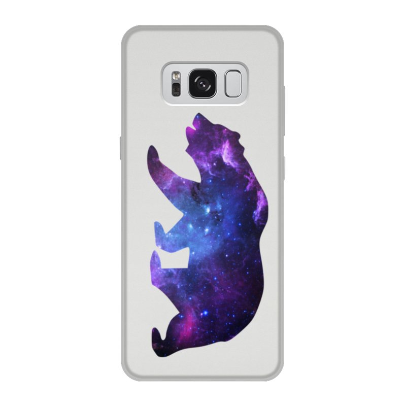 Printio Чехол для Samsung Galaxy S8, объёмная печать Space animals