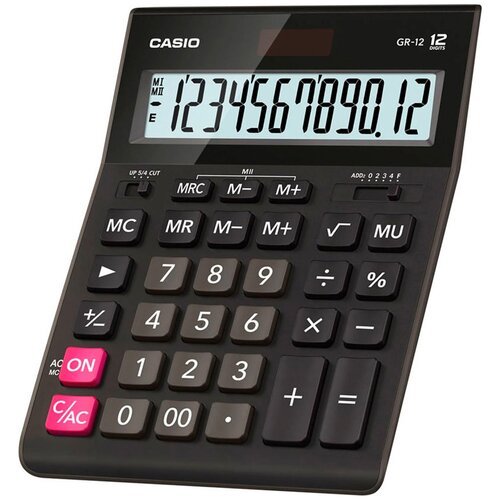 Калькулятор настольный CASIO GR-12, черный