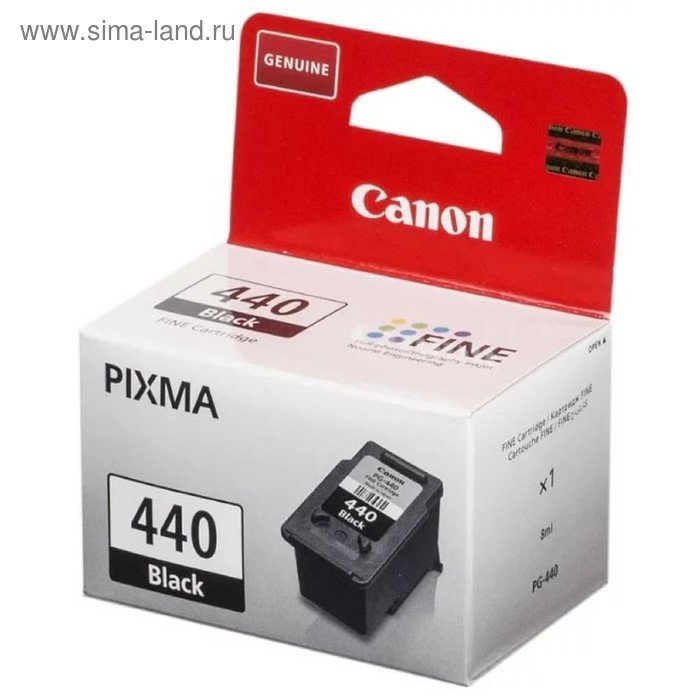 Картридж струйный Canon PG-440 5219B001 черный для Canon MG2140/3140