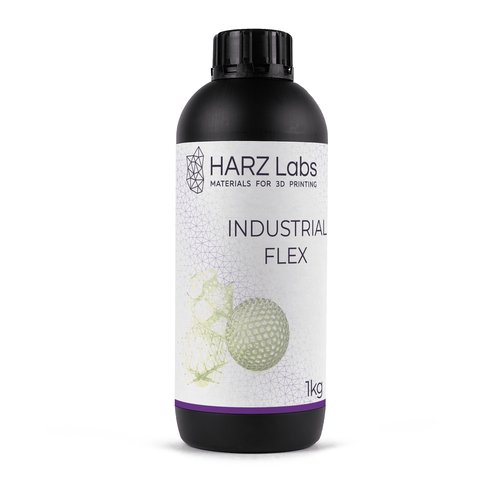HARZ Labs Фотополимерная смола HARZ Labs Industrial Flex, натуральный (1000 гр)