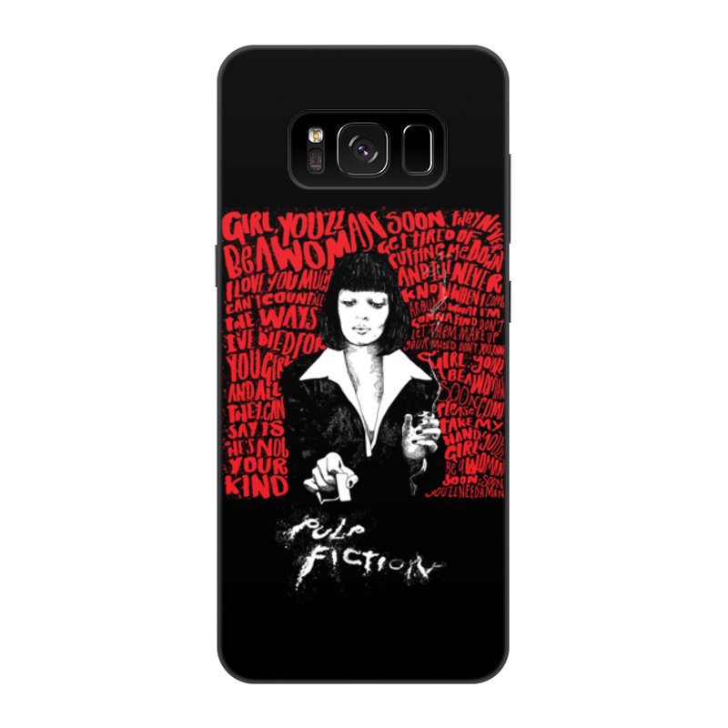 Printio Чехол для Samsung Galaxy S8, объёмная печать Pulp fiction (ума турман)