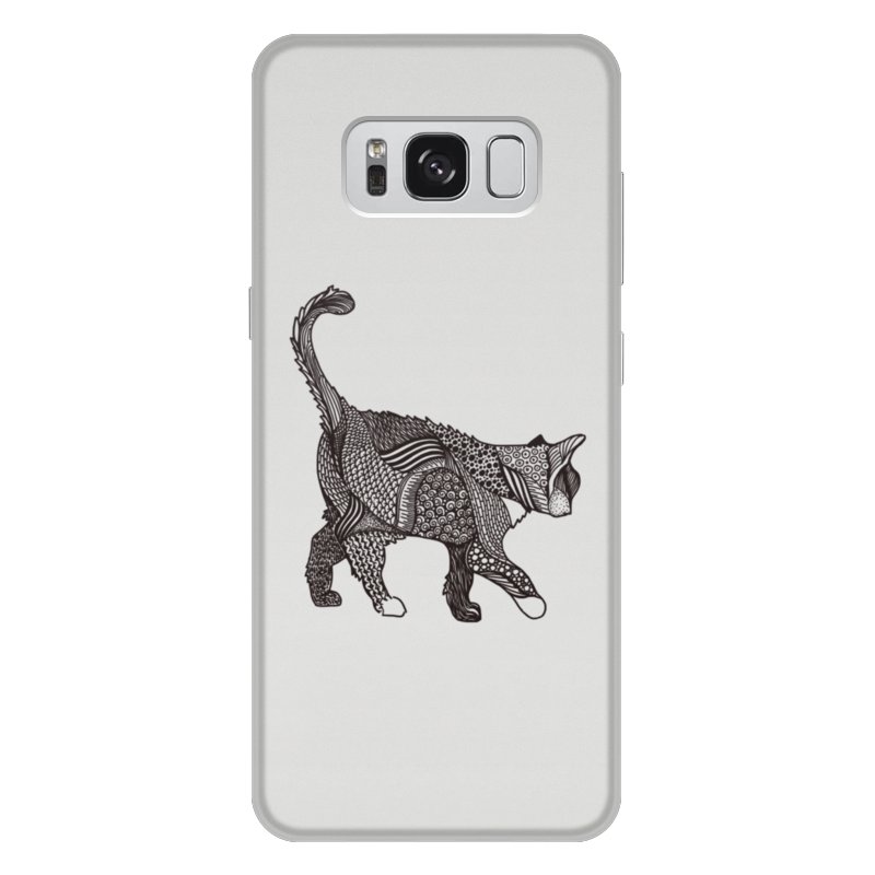 Printio Чехол для Samsung Galaxy S8 Plus, объёмная печать Кошак